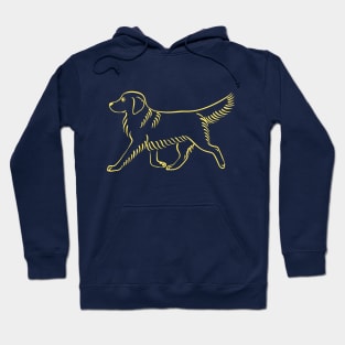 Trotting Golden Retriever Hoodie